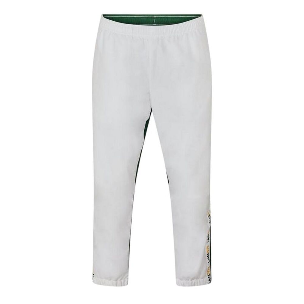 Lacoste Mens XH7587 Tracksuit Bottoms / White/Green